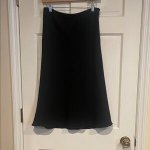 Kate Hill Classic Black A-Line Skirt
